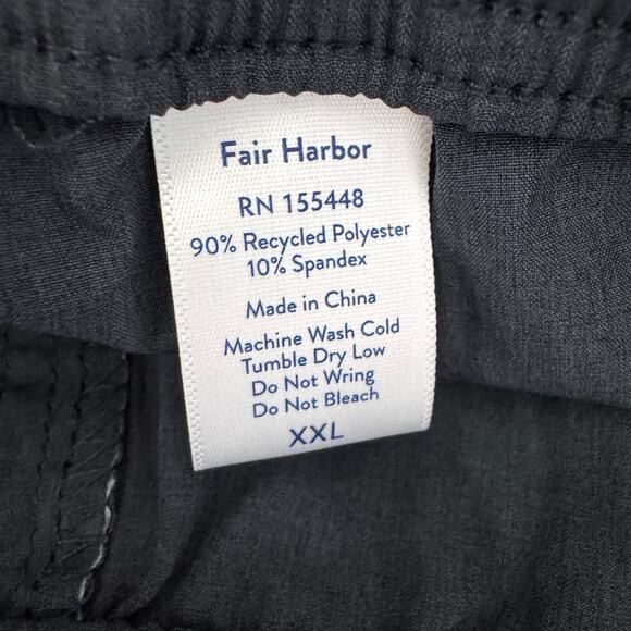 Fair Harbor Mens Active Shorts Size XXL Athleisure Workout Gym Drawcord Gray - Picture 5 of 7